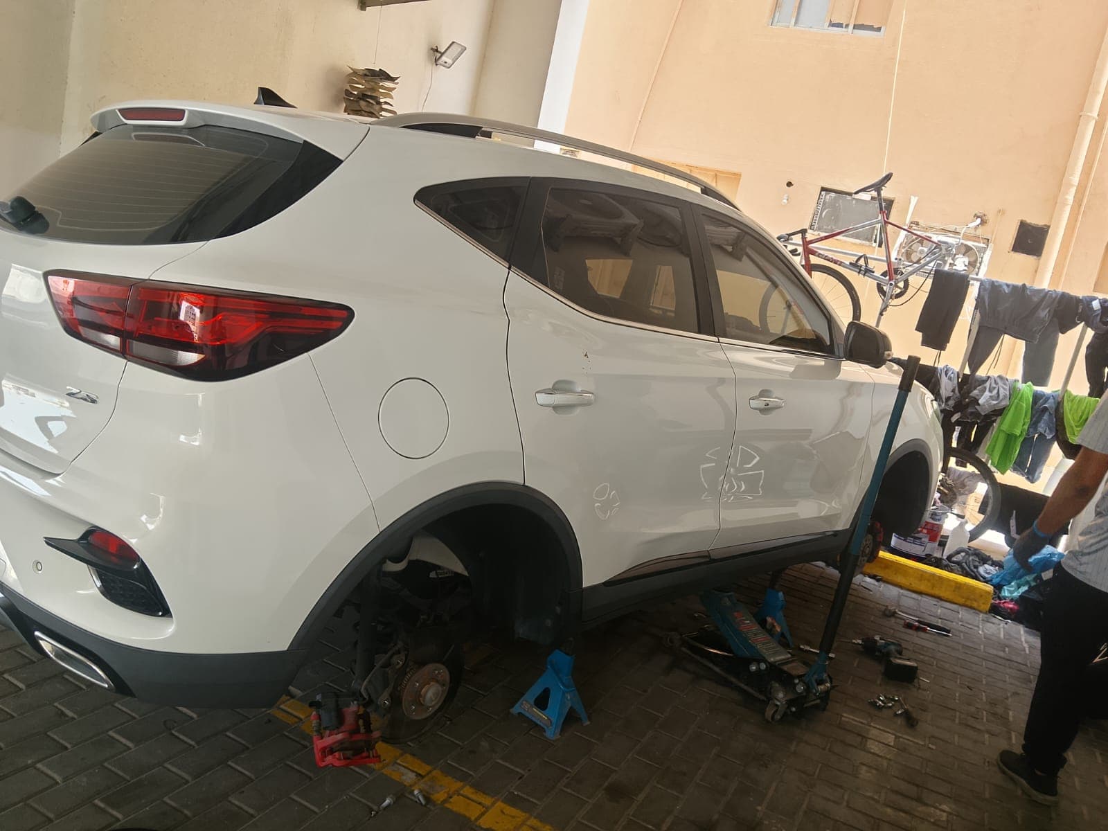 ABS System & Ceramic Brake Pad Replacement — Business Bay, Dubai